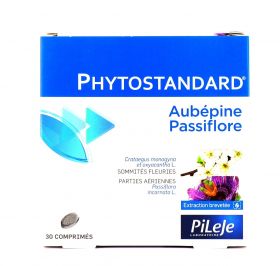 PILEJE Phytostandard d'Aubépine et de Passiflore - 30 Comprimés